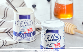 Yaourt stracciatella au lait de brebis — Yaourts