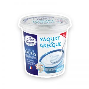 yaourt a la grecque au lait de brebis nature Le Petit Basque 400g