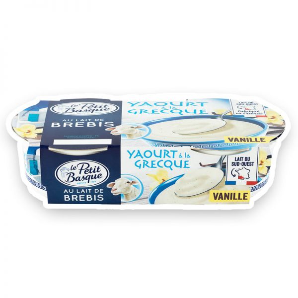 yaourt à la grecque au lait de brebis vanille Le Petit Basque