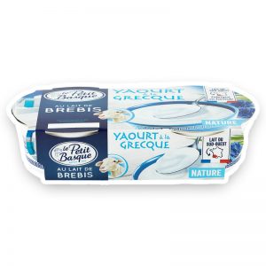 yaourt a la grecque au lait de brebis nature Le Petit Basque