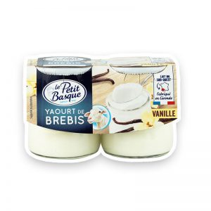 yaourt de brebis saveur vanille x2