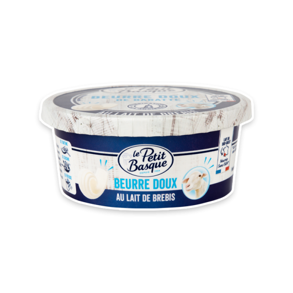beurre de brebis Le petit basque, au lait de brebis.