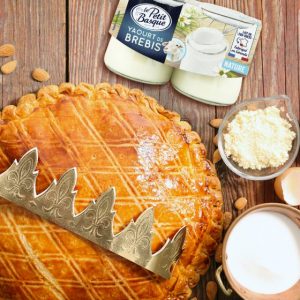 recette au lait de brebis : galette des rois au yaourt au lait de brebis
