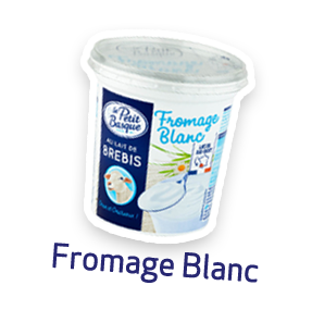 les produits au lait de brebis le petit basque : fromage blanc