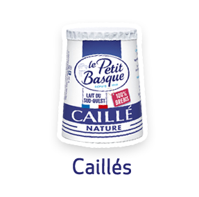 les produits au lait de brebis le petit basque : caillés