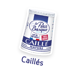 les produits au lait de brebis le petit basque : caillés