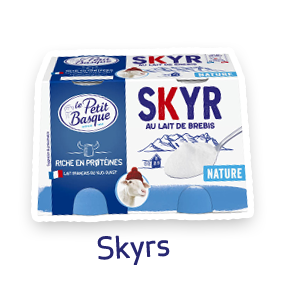 les produits au lait de brebis le petit basque : skyrs