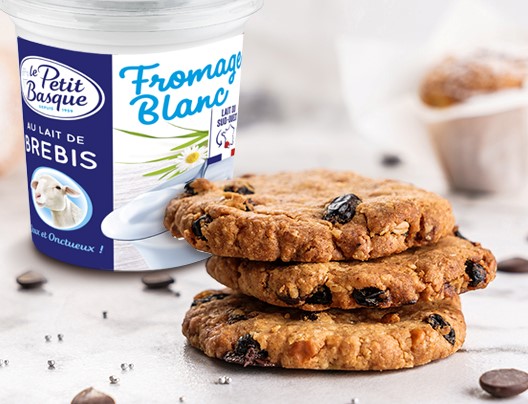 recette au lait de brebis : cookies au fromage blanc de brebis