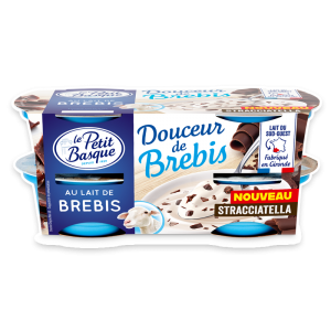 Douceur de brebis stracciatella