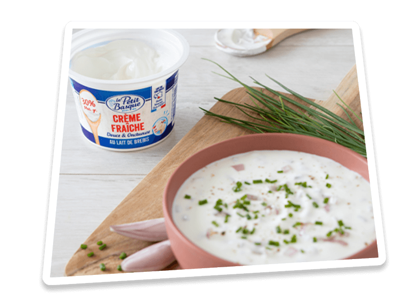 cuisiner avec du lait de brebis : creme fraiche de brebis, lait de brebis UHT, beurre de brebis, yaourt au lait de brebis