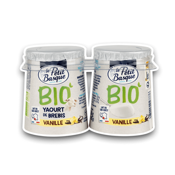 yaourt de brebis bio nature x2