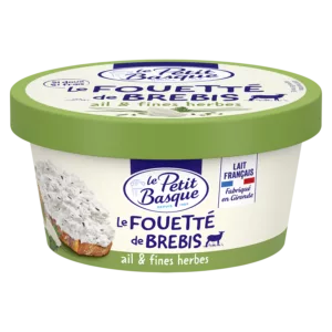 Le fouetté de brebis ail et fines herbes