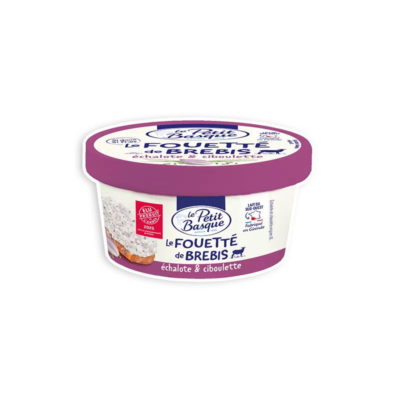 Fromage fouetté échalote et ciboulette Le Petit Basque, élu produit de l'année