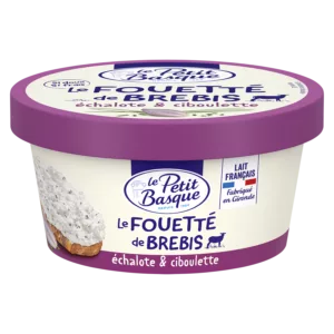 Le fouetté de brebis échalote et ciboulette