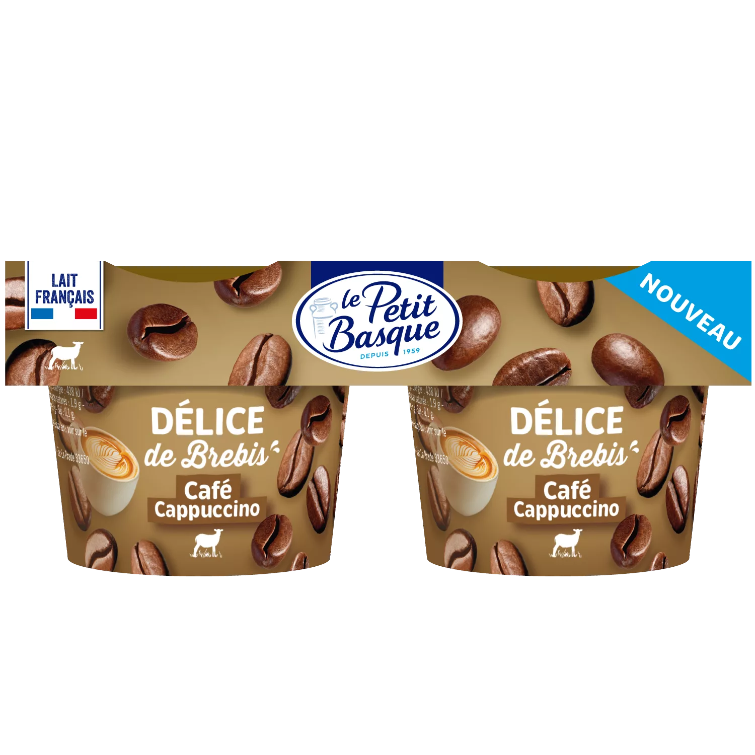 Délice de brebis au café cappuccino