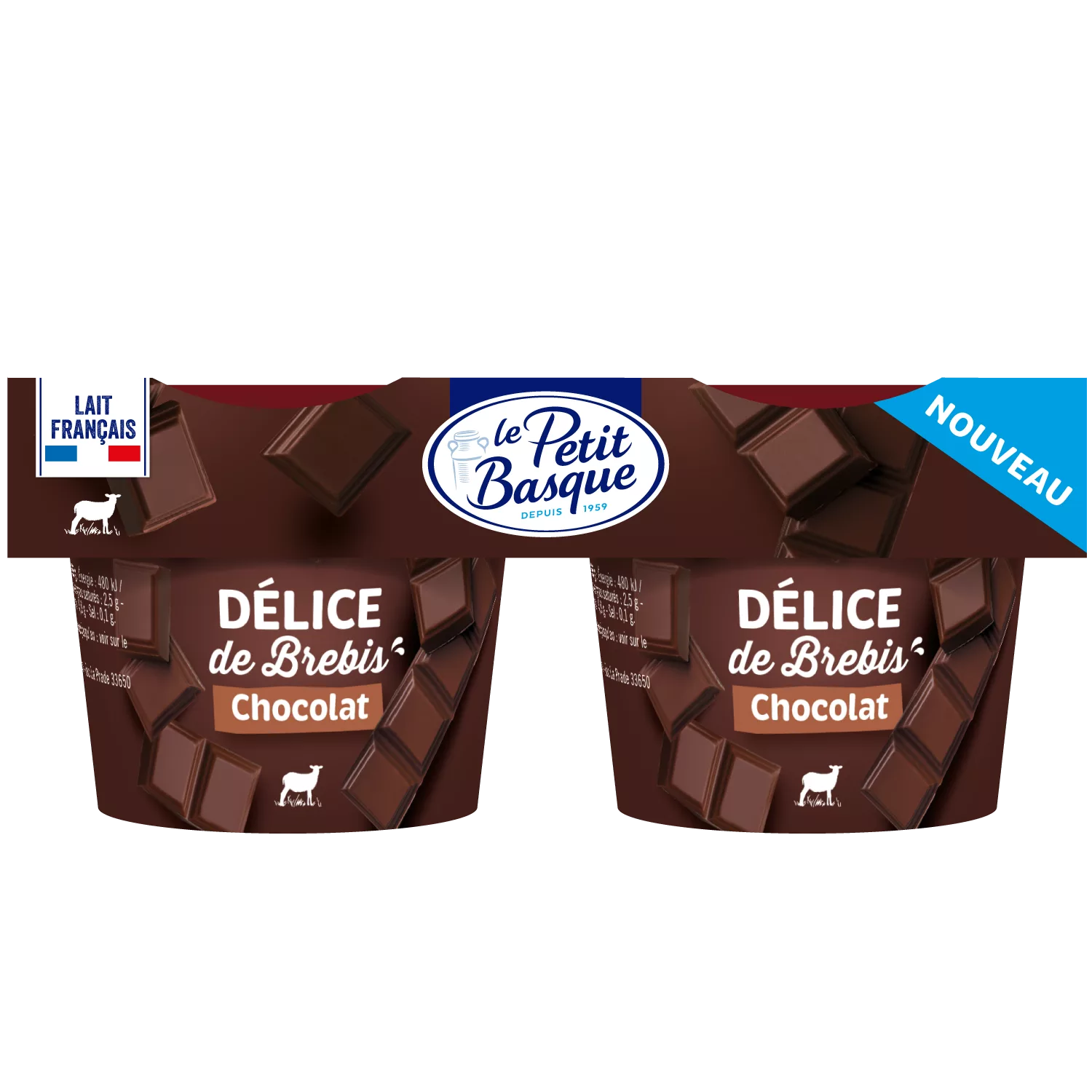 Délice de brebis au chocolat