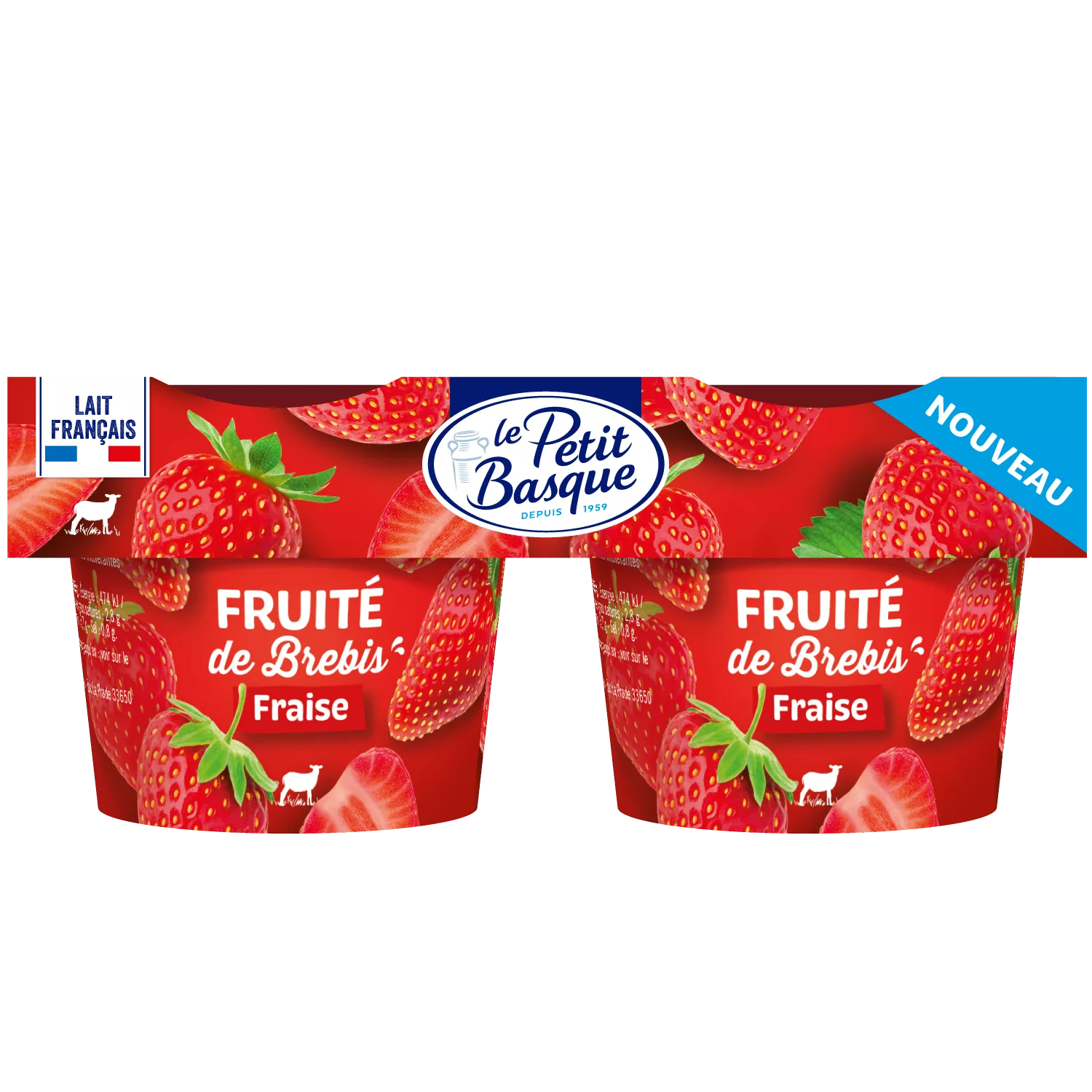 Fruité de brebis à la fraise