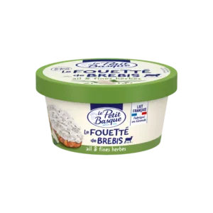 Le fouetté de brebis ail et fines herbes