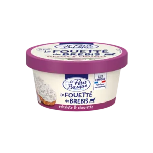 Le fouetté de brebis échalote et ciboulette