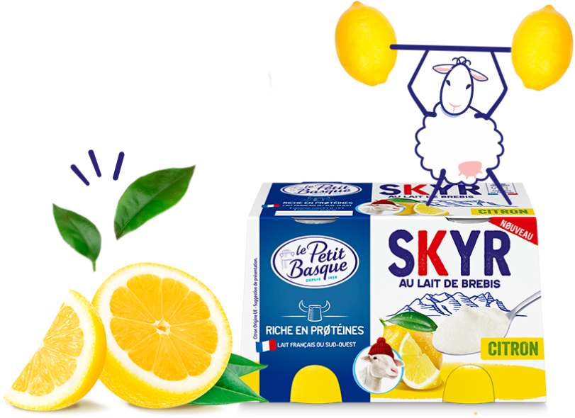 skyr citron le petit basque. Le skyr est le nouveau produit laitier à la mode